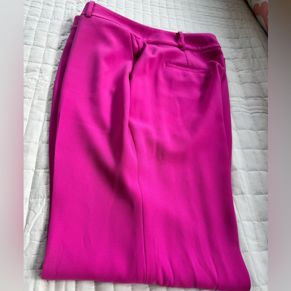 Boden Vibrant Fuchsia Pink Wide Leg Pants - Picture 5 of 5